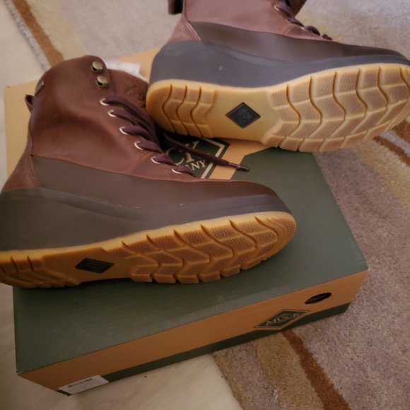 Muck Boot Waterproof Leather - Brown Liberty Wedge Boot - Picture 8 of 9